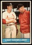 1961 Topps #75  -  Larry Jackson / Lindy McDaniel Lindy Shows Larry<br />B61T 15 1973<br /><a class='button AddToCart' data-ajax='true' data-ajax-mode='replace' data-ajax-update='#cart-info' href='/AddToCart?itemId=7069393&quantity=1&type=0'>Add To Cart</a>