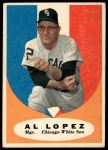 1961 Topps #132 Al Lopez<br />B61T 15 2000<br /><a class='button AddToCart' data-ajax='true' data-ajax-mode='replace' data-ajax-update='#cart-info' href='/AddToCart?itemId=7069420&quantity=1&type=0'>Add To Cart</a>
