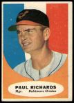 1961 Topps #131 Paul Richards<br />B61T 15 2002<br /><a class='button AddToCart' data-ajax='true' data-ajax-mode='replace' data-ajax-update='#cart-info' href='/AddToCart?itemId=7069422&quantity=1&type=0'>Add To Cart</a>
