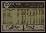 1961 Topps #145 Bob Buhl<br />B61T 15 2043<br /><a class='button AddToCart' data-ajax='true' data-ajax-mode='replace' data-ajax-update='#cart-info' href='/AddToCart?itemId=7069463&quantity=1&type=0'>Add To Cart</a>