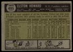 1961 Topps #495 Elston Howard<br />B61T 15 2063<br /><a class='button AddToCart' data-ajax='true' data-ajax-mode='replace' data-ajax-update='#cart-info' href='/AddToCart?itemId=7069484&quantity=1&type=0'>Add To Cart</a>