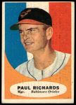1961 Topps #131 Paul Richards<br />B61T 15 2123<br /><a class='button AddToCart' data-ajax='true' data-ajax-mode='replace' data-ajax-update='#cart-info' href='/AddToCart?itemId=7069563&quantity=1&type=0'>Add To Cart</a>