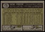 1961 Topps #175 Gene Freese<br />B61T 15 2239<br /><a class='button AddToCart' data-ajax='true' data-ajax-mode='replace' data-ajax-update='#cart-info' href='/AddToCart?itemId=7069681&quantity=1&type=0'>Add To Cart</a>