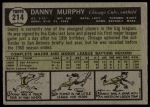 1961 Topps #214 Danny Murphy<br />B61T 15 2245<br /><a class='button AddToCart' data-ajax='true' data-ajax-mode='replace' data-ajax-update='#cart-info' href='/AddToCart?itemId=7069688&quantity=1&type=0'>Add To Cart</a>