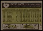 1961 Topps #28 Hector Lopez<br />B61T 15 2268<br /><a class='button AddToCart' data-ajax='true' data-ajax-mode='replace' data-ajax-update='#cart-info' href='/AddToCart?itemId=7069711&quantity=1&type=0'>Add To Cart</a>