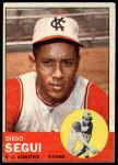 1963 Topps #157 Diego Segui<br />B63T 10 9863<br /><a class='button AddToCart' data-ajax='true' data-ajax-mode='replace' data-ajax-update='#cart-info' href='/AddToCart?itemId=7070173&quantity=1&type=0'>Add To Cart</a>