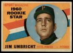 1960 Topps #145  -  Jim Umbricht Rookie Star<br />B60T 14 2292<br /><a class='button AddToCart' data-ajax='true' data-ajax-mode='replace' data-ajax-update='#cart-info' href='/AddToCart?itemId=7070288&quantity=1&type=0'>Add To Cart</a>