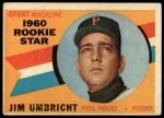 1960 Topps #145  -  Jim Umbricht Rookie Star<br />B60T 14 2293<br /><a class='button AddToCart' data-ajax='true' data-ajax-mode='replace' data-ajax-update='#cart-info' href='/AddToCart?itemId=7070289&quantity=1&type=0'>Add To Cart</a>
