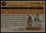 1960 Topps #137  -  Lou Klimchock Rookie Star<br />B60T 14 2300<br /><a class='button AddToCart' data-ajax='true' data-ajax-mode='replace' data-ajax-update='#cart-info' href='/AddToCart?itemId=7070296&quantity=1&type=0'>Add To Cart</a>
