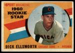 1960 Topps #125  -  Dick Ellsworth Rookie Star<br />B60T 14 2351<br /><a class='button AddToCart' data-ajax='true' data-ajax-mode='replace' data-ajax-update='#cart-info' href='/AddToCart?itemId=7070347&quantity=1&type=0'>Add To Cart</a>
