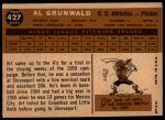 1960 Topps #427 Al Grunwald<br />B60T 14 2403<br /><a class='button AddToCart' data-ajax='true' data-ajax-mode='replace' data-ajax-update='#cart-info' href='/AddToCart?itemId=7070400&quantity=1&type=0'>Add To Cart</a>