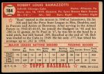 1952 Topps #184 CRM Bob Ramazzotti<br />B52T 02 2713<br /><a class='button AddToCart' data-ajax='true' data-ajax-mode='replace' data-ajax-update='#cart-info' href='/AddToCart?itemId=7070579&quantity=1&type=0'>Add To Cart</a>