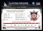 2015 Topps #545 Clayton Kershaw<br />ST01 06 8506<br /><a class='button AddToCart' data-ajax='true' data-ajax-mode='replace' data-ajax-update='#cart-info' href='/AddToCart?itemId=7070616&quantity=1&type=0'>Add To Cart</a>