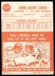 1963 Topps #147 John David Crow<br />F63T 03 2679<br /><a class='button AddToCart' data-ajax='true' data-ajax-mode='replace' data-ajax-update='#cart-info' href='/AddToCart?itemId=7070742&quantity=1&type=0'>Add To Cart</a>