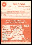 1963 Topps #22 Don Fleming<br />F63T 03 2707<br /><a class='button AddToCart' data-ajax='true' data-ajax-mode='replace' data-ajax-update='#cart-info' href='/AddToCart?itemId=7070770&quantity=1&type=0'>Add To Cart</a>