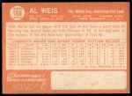 1964 Topps #168 Al Weis<br />B64T 12 8431<br /><a class='button AddToCart' data-ajax='true' data-ajax-mode='replace' data-ajax-update='#cart-info' href='/AddToCart?itemId=7070969&quantity=1&type=0'>Add To Cart</a>