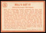 1964 Topps #268  -  Bill Virdon / Danny Murtaugh Bill's Got It<br />B64T 12 8490<br /><a class='button AddToCart' data-ajax='true' data-ajax-mode='replace' data-ajax-update='#cart-info' href='/AddToCart?itemId=7071057&quantity=1&type=0'>Add To Cart</a>