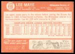 1964 Topps #416 Lee Maye<br />B64T 12 8527<br /><a class='button AddToCart' data-ajax='true' data-ajax-mode='replace' data-ajax-update='#cart-info' href='/AddToCart?itemId=7071094&quantity=1&type=0'>Add To Cart</a>