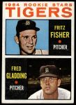 1964 Topps #312  -  Fritz Fisher / Fred Gladding Tigers Rookies<br />B64T 12 8608<br /><a class='button AddToCart' data-ajax='true' data-ajax-mode='replace' data-ajax-update='#cart-info' href='/AddToCart?itemId=7071175&quantity=1&type=0'>Add To Cart</a>