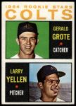 1964 Topps #226  -  Jerry Grote / Larry Yellen Colt 45s Rookies<br />B64T 12 8664<br /><a class='button AddToCart' data-ajax='true' data-ajax-mode='replace' data-ajax-update='#cart-info' href='/AddToCart?itemId=7071231&quantity=1&type=0'>Add To Cart</a>