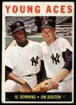1964 Topps #219  -  Al Downing / Jim Bouton Young Aces<br />B64T 12 8741<br /><a class='button AddToCart' data-ajax='true' data-ajax-mode='replace' data-ajax-update='#cart-info' href='/AddToCart?itemId=7071308&quantity=1&type=0'>Add To Cart</a>