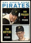 1964 Topps #74  -  Bob Priddy / Tom Butters Pirates Rookies<br />B64T 12 8875<br /><a class='button AddToCart' data-ajax='true' data-ajax-mode='replace' data-ajax-update='#cart-info' href='/AddToCart?itemId=7071542&quantity=1&type=0'>Add To Cart</a>