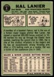 1967 Topps #4 Hal Lanier<br />B67T 14 5389<br /><a class='button AddToCart' data-ajax='true' data-ajax-mode='replace' data-ajax-update='#cart-info' href='/AddToCart?itemId=7071557&quantity=1&type=0'>Add To Cart</a>