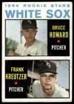 1964 Topps #107  -  Bruce Howard / Frank Kreutzer White Sox Rookies<br />B64T 12 8896<br /><a class='button AddToCart' data-ajax='true' data-ajax-mode='replace' data-ajax-update='#cart-info' href='/AddToCart?itemId=7071584&quantity=1&type=0'>Add To Cart</a>