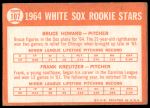 1964 Topps #107  -  Bruce Howard / Frank Kreutzer White Sox Rookies<br />B64T 12 8897<br /><a class='button AddToCart' data-ajax='true' data-ajax-mode='replace' data-ajax-update='#cart-info' href='/AddToCart?itemId=7071586&quantity=1&type=0'>Add To Cart</a>