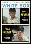 1964 Topps #107  -  Bruce Howard / Frank Kreutzer White Sox Rookies<br />B64T 12 8897<br /><a class='button AddToCart' data-ajax='true' data-ajax-mode='replace' data-ajax-update='#cart-info' href='/AddToCart?itemId=7071586&quantity=1&type=0'>Add To Cart</a>