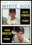 1964 Topps #107  -  Bruce Howard / Frank Kreutzer White Sox Rookies<br />B64T 12 8898<br /><a class='button AddToCart' data-ajax='true' data-ajax-mode='replace' data-ajax-update='#cart-info' href='/AddToCart?itemId=7071588&quantity=1&type=0'>Add To Cart</a>