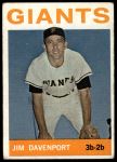 1964 Topps #82 Jim Davenport<br />B64T 12 8925<br /><a class='button AddToCart' data-ajax='true' data-ajax-mode='replace' data-ajax-update='#cart-info' href='/AddToCart?itemId=7071642&quantity=1&type=0'>Add To Cart</a>