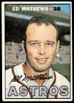 1967 Topps #166 Eddie Mathews<br />B67T 14 5577<br /><a class='button AddToCart' data-ajax='true' data-ajax-mode='replace' data-ajax-update='#cart-info' href='/AddToCart?itemId=7071935&quantity=1&type=0'>Add To Cart</a>