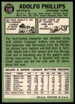 1967 Topps #148 Adolfo Phillips<br />B67T 14 5591<br /><a class='button AddToCart' data-ajax='true' data-ajax-mode='replace' data-ajax-update='#cart-info' href='/AddToCart?itemId=7071962&quantity=1&type=0'>Add To Cart</a>