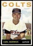 1964 Topps #179 Carl Warwick<br />B64T 12 9183<br /><a class='button AddToCart' data-ajax='true' data-ajax-mode='replace' data-ajax-update='#cart-info' href='/AddToCart?itemId=7072161&quantity=1&type=0'>Add To Cart</a>