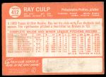 1964 Topps #412 Ray Culp<br />B64T 12 9200<br /><a class='button AddToCart' data-ajax='true' data-ajax-mode='replace' data-ajax-update='#cart-info' href='/AddToCart?itemId=7072194&quantity=1&type=0'>Add To Cart</a>