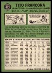 1967 Topps #443 Tito Francona<br />B67T 14 5808<br /><a class='button AddToCart' data-ajax='true' data-ajax-mode='replace' data-ajax-update='#cart-info' href='/AddToCart?itemId=7072398&quantity=1&type=0'>Add To Cart</a>