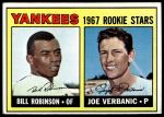1967 Topps #442  -  Bill Robinson / Joe Verbanic Yankees Rookies<br />B67T 14 5809<br /><a class='button AddToCart' data-ajax='true' data-ajax-mode='replace' data-ajax-update='#cart-info' href='/AddToCart?itemId=7072400&quantity=1&type=0'>Add To Cart</a>