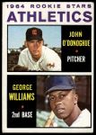 #388 Athletics Rookies George Williams / John O'Donghue 