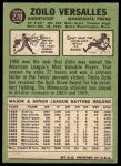 1967 Topps #270 Zoilo Versalles<br />B67T 14 5850<br /><a class='button AddToCart' data-ajax='true' data-ajax-mode='replace' data-ajax-update='#cart-info' href='/AddToCart?itemId=7072481&quantity=1&type=0'>Add To Cart</a>