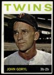 1964 Topps #194 John Goryl<br />B64T 12 9376<br /><a class='button AddToCart' data-ajax='true' data-ajax-mode='replace' data-ajax-update='#cart-info' href='/AddToCart?itemId=7072547&quantity=1&type=0'>Add To Cart</a>
