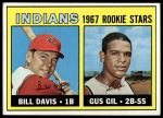 #253 Indians Rookies Bill Davis / Gus Gil 