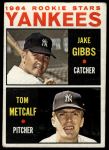 1964 Topps #281  -  Jake Gibbs / Tom Metcalf Yankees Rookies<br />B64T 12 9396<br /><a class='button AddToCart' data-ajax='true' data-ajax-mode='replace' data-ajax-update='#cart-info' href='/AddToCart?itemId=7072588&quantity=1&type=0'>Add To Cart</a>
