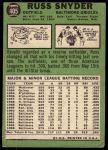 1967 Topps #405 Russ Snyder<br />B67T 14 5961<br /><a class='button AddToCart' data-ajax='true' data-ajax-mode='replace' data-ajax-update='#cart-info' href='/AddToCart?itemId=7072703&quantity=1&type=0'>Add To Cart</a>