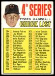 #278 Checklist 4 Jim Kaat 