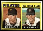 #123 Pirates Rookies Luke Walker / Jim Price 