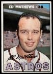 1967 Topps #166 Eddie Mathews<br />B67T 14 6094<br /><a class='button AddToCart' data-ajax='true' data-ajax-mode='replace' data-ajax-update='#cart-info' href='/AddToCart?itemId=7072898&quantity=1&type=0'>Add To Cart</a>