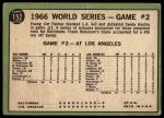 1967 Topps #152  -  Jim Palmer 1966 World Series - Game #2 - Palmer Blanks Dodgers<br />B67T 14 6095<br /><a class='button AddToCart' data-ajax='true' data-ajax-mode='replace' data-ajax-update='#cart-info' href='/AddToCart?itemId=7072899&quantity=1&type=0'>Add To Cart</a>