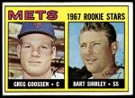 #287 Mets Rookies Greg Goossen / Bart Shirley 