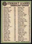 1967 Topps #237  -  Jim Kaat / Sam McDowell / Earl Wilson AL Strikeout Leaders<br />B67T 14 6179<br /><a class='button AddToCart' data-ajax='true' data-ajax-mode='replace' data-ajax-update='#cart-info' href='/AddToCart?itemId=7072983&quantity=1&type=0'>Add To Cart</a>
